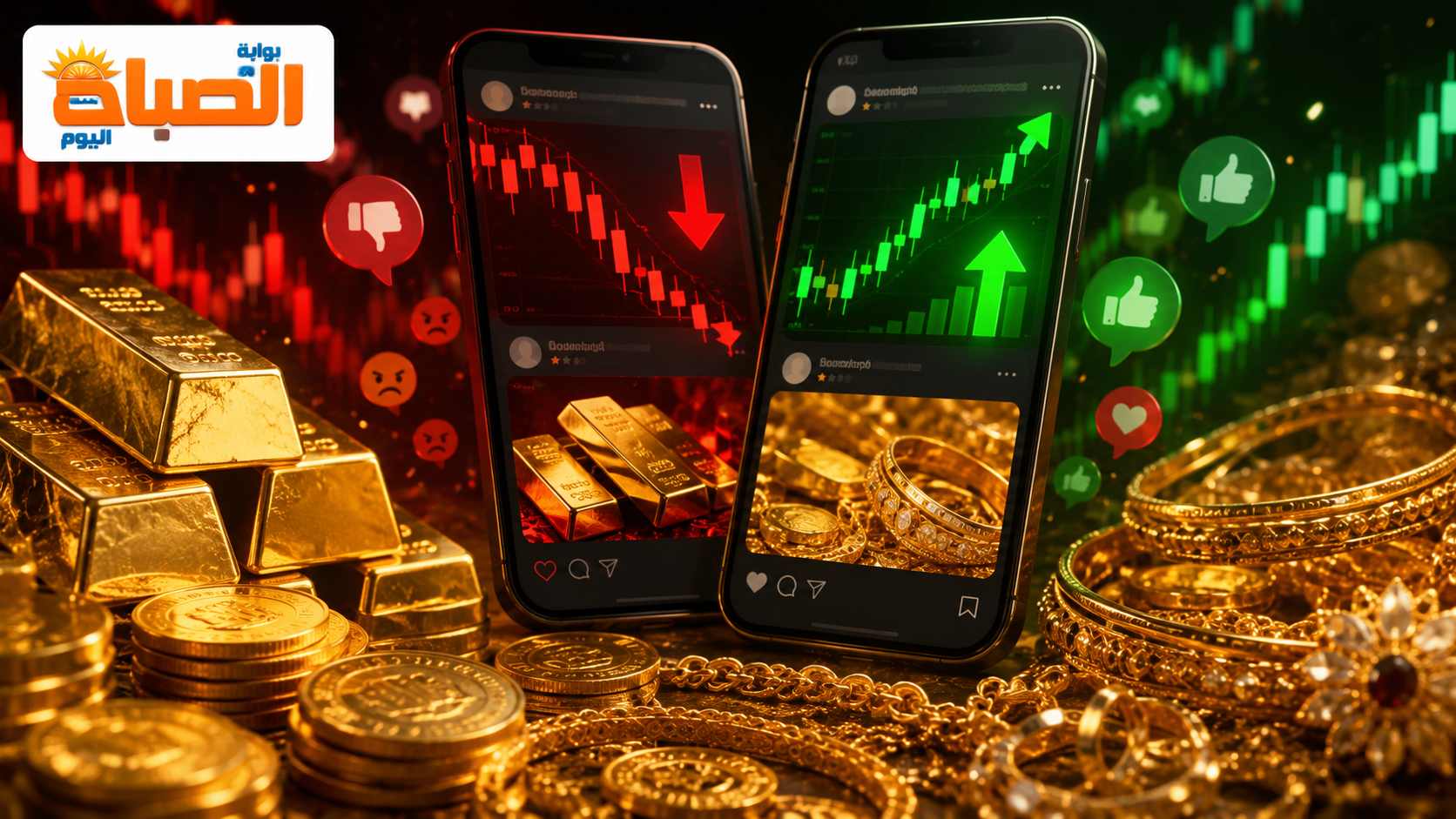 فوضى أأسعار الذهب تضرب السوشيال ميديا.. عناوين مثيرة وحقيقة غائبة